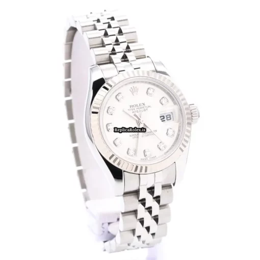 Inexpensive Knockoff Rolex Lady-datejust 179174g Automatic Movement 26mm Gold/steel Case Womens Watch - Image 8