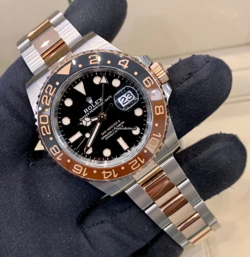 Offering Copies Rolex Gmt-master II 126711chnr Caliber 3285 Automatic Movement 40mm Gold/steel Case Mens/unisex Watch - Image 5