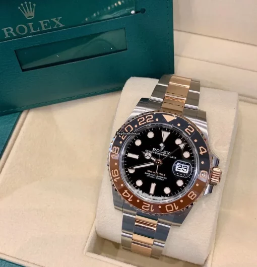 Offering Copies Rolex Gmt-master II 126711chnr Caliber 3285 Automatic Movement 40mm Gold/steel Case Mens/unisex Watch - Image 7