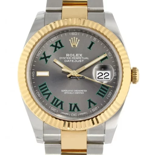 Defect Fake Rolex Datejust 126333 Caliber 3235 Automatic Movement 41mm Gold/steel Case Mens/unisex Watch