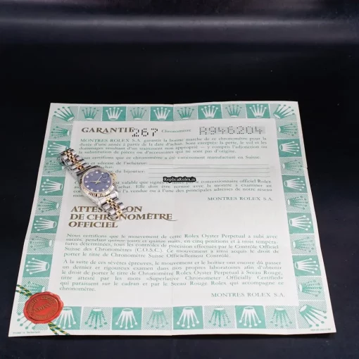 Incredible Replica Rolex Lady-datejust 69173 Caliber 2135 Automatic Movement 26mm Steel Case Womens Watch - Image 10
