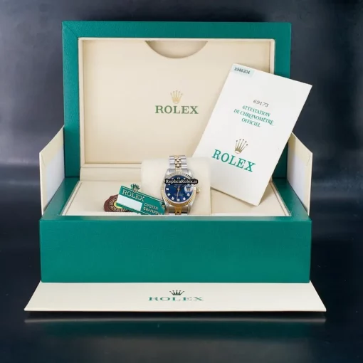 Incredible Replica Rolex Lady-datejust 69173 Caliber 2135 Automatic Movement 26mm Steel Case Womens Watch - Image 9