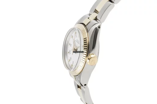 Reliable Replica Rolex Oyster Perpetual 26 6719 Caliber 2030 Automatic Movement 26mm Gold/steel Case Womens Watch - Image 5
