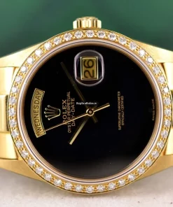 Neat Replica Rolex Day-date 18048 Automatic Movement 36mm Yellow Gold Case Mens/unisex Watch