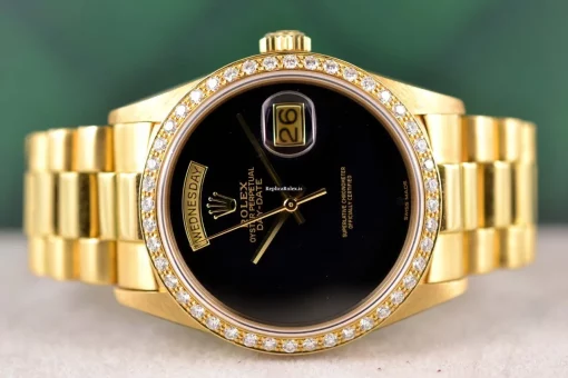 Neat Replica Rolex Day-date 18048 Automatic Movement 36mm Yellow Gold Case Mens/unisex Watch