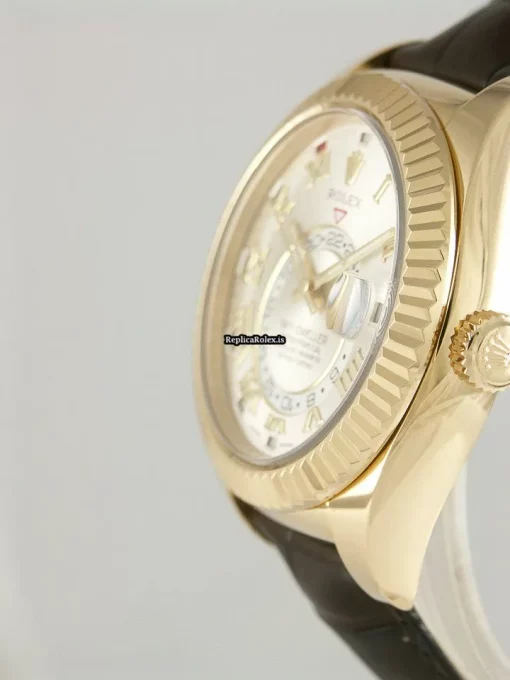 Superior Clone Rolex Sky-dweller 326138 Automatic Movement 42mm Yellow Gold Case Mens/unisex Watch - Image 6