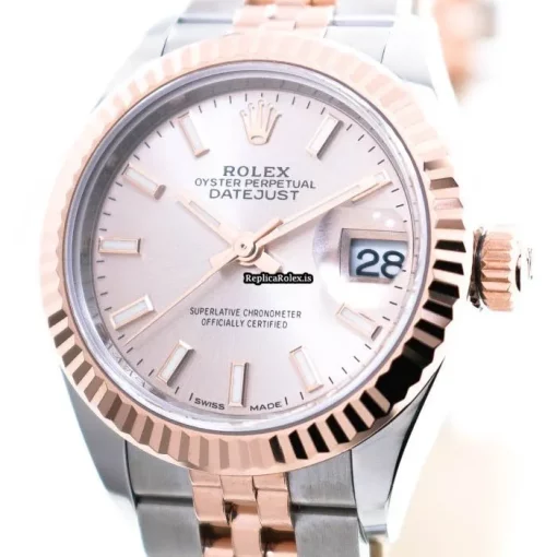 Incredible Copies Rolex Lady-datejust 279171 Automatic Movement 28mm Gold/steel Case Womens Watch