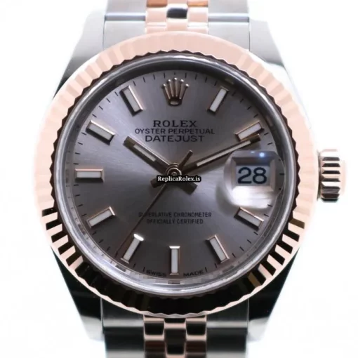 Incredible Copies Rolex Lady-datejust 279171 Automatic Movement 28mm Gold/steel Case Womens Watch - Image 2