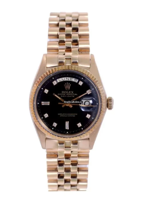 Trustworthy Replica Rolex Day-date 36 1803 Automatic Movement 36mm Yellow Gold Case Mens/unisex Watch