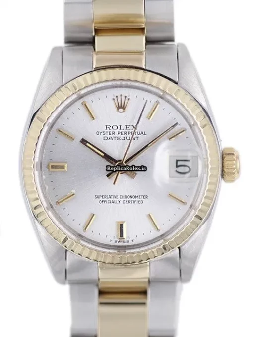 Exquisite Replicas Rolex Datejust 6827 Automatic Movement 31mm Gold/steel Case Watch