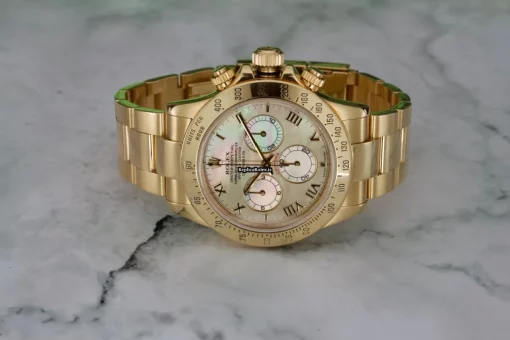 Great Replica Rolex Daytona 116528 Caliber 4130 Automatic Movement 40mm Yellow Gold Case Mens/unisex Watch