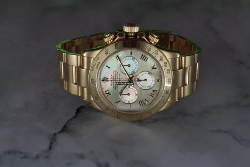 Great Replica Rolex Daytona 116528 Caliber 4130 Automatic Movement 40mm Yellow Gold Case Mens/unisex Watch - Image 10