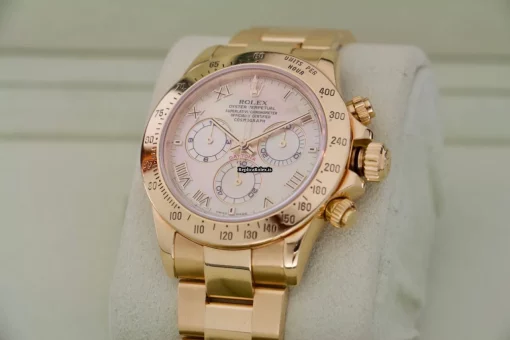 Great Replica Rolex Daytona 116528 Caliber 4130 Automatic Movement 40mm Yellow Gold Case Mens/unisex Watch - Image 5