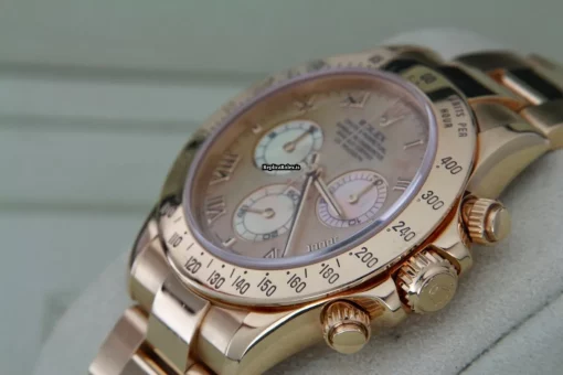 Great Replica Rolex Daytona 116528 Caliber 4130 Automatic Movement 40mm Yellow Gold Case Mens/unisex Watch - Image 6