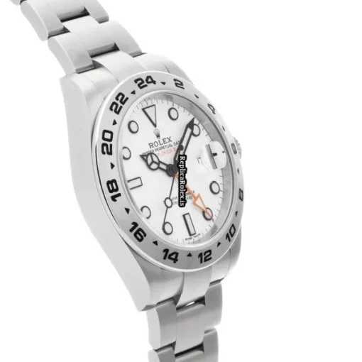 Distinctive Copy Rolex Explorer II 216570 Caliber 3187 Automatic Movement 42mm Steel Case Watch - Image 3