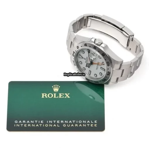 Distinctive Copy Rolex Explorer II 216570 Caliber 3187 Automatic Movement 42mm Steel Case Watch - Image 5