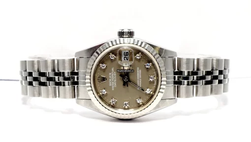 Exquisite Fake Rolex Lady-datejust 69174 Caliber 2135 Automatic Movement 26mm Gold/steel Case Womens Watch