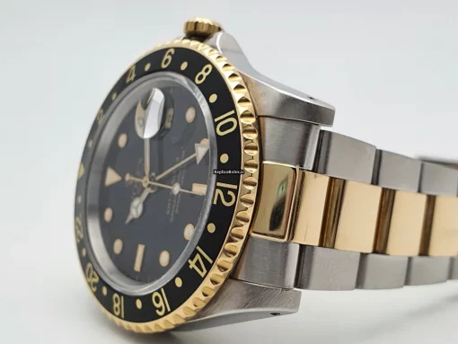 Inexpensive Replica Rolex Gmt-master II 16713 Caliber 3185 Automatic Movement 40mm Gold/steel Case Mens/unisex Watch - Image 4