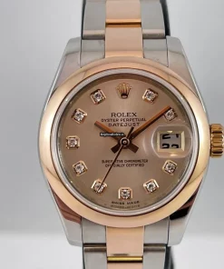 Offering Fake Rolex Lady-datejust 279161 Caliber 2236 Automatic Movement 28mm Gold/steel Case Womens Watch