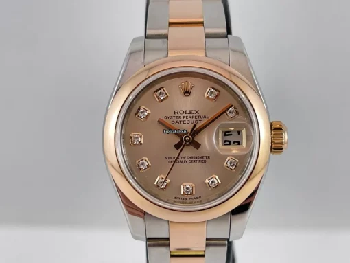 Offering Fake Rolex Lady-datejust 279161 Caliber 2236 Automatic Movement 28mm Gold/steel Case Womens Watch