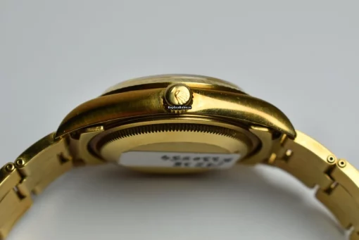 Marvellous Replica Rolex Oyster Perpetual Date 15238 Caliber 3135 Automatic Movement 34mm Yellow Gold Case Mens/unisex Watch - Image 7