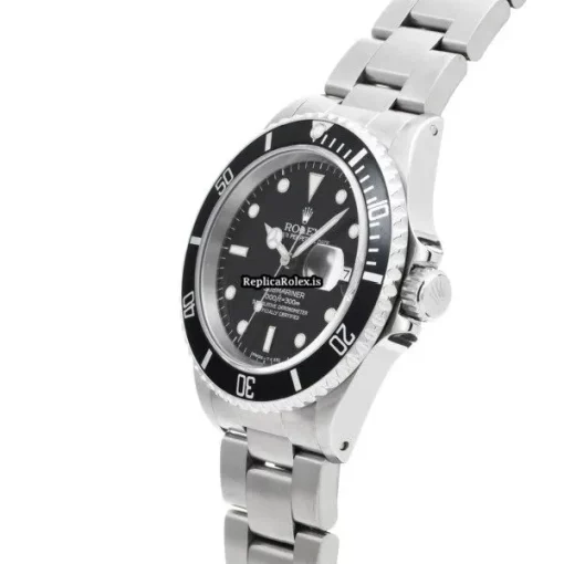 Cheap Replica Rolex Submariner Date 16610 Caliber 3135 Automatic Movement 40mm Steel Case Watch - Image 2