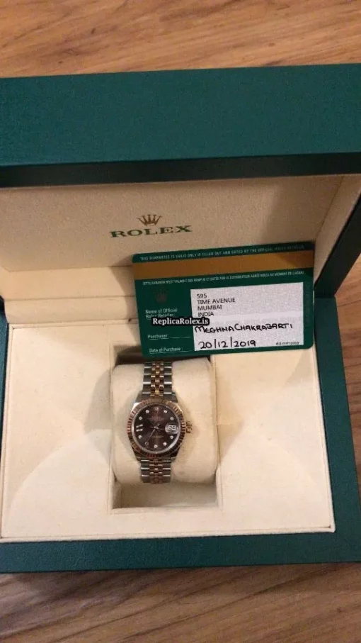 Beautiful Replica Rolex Lady-datejust 279171 Manual Winding Movement 28mm Womens Watch
