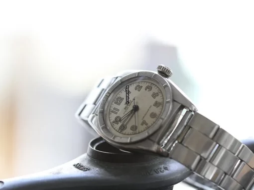 Best Copy Rolex Bubble Back 2940 Automatic Movement 32mm Steel Case Watch - Image 8