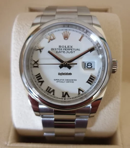Marvellous Replica Rolex Datejust 126200 Caliber 3235 Automatic Movement 36mm Steel Case Mens/unisex Watch - Image 3