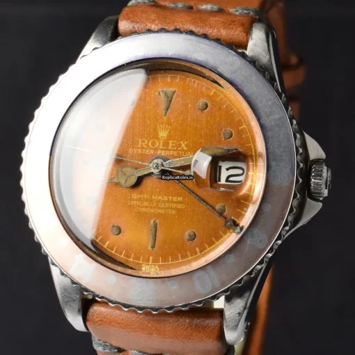 Cheap Knockoff Rolex Gmt-master 1675 Automatic Movement Steel Case Mens/unisex Watch - Image 4