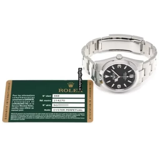 Aaa Replica Rolex Explorer 214270 Caliber 3132 Automatic Movement 39mm Steel Case Watch - Image 5