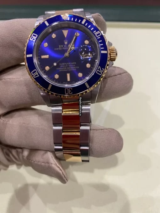 Recommend Fake Rolex Submariner Date 16613 Caliber 3135 Automatic Movement 40mm Gold/steel Case Mens/unisex Watch - Image 2