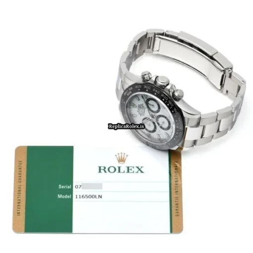 Perfect Copy Rolex Daytona 116500ln Caliber 4130 Automatic Movement 40mm Steel Case Watch - Image 5
