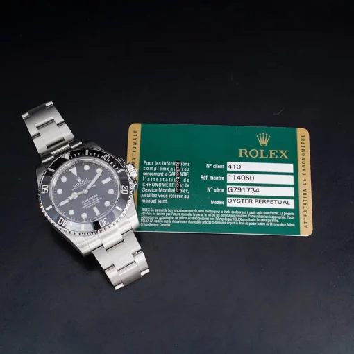 Incredible Replica Rolex Submariner 114060 Caliber 3130 Automatic Movement 40mm Steel Case Mens/unisex Watch - Image 11