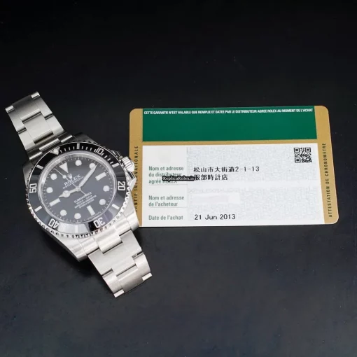 Incredible Replica Rolex Submariner 114060 Caliber 3130 Automatic Movement 40mm Steel Case Mens/unisex Watch - Image 12
