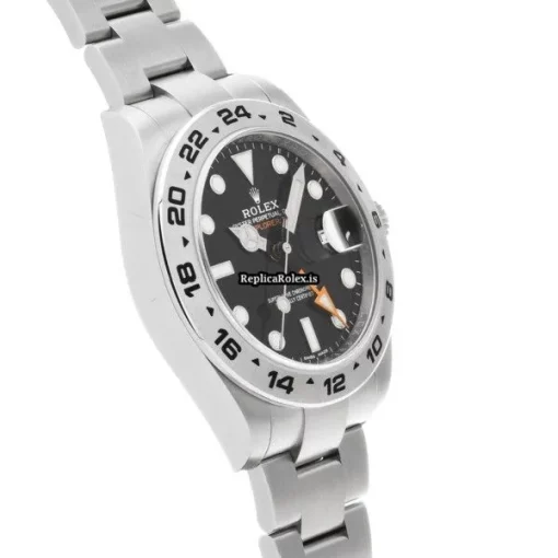 Great Imitation Rolex Explorer II 216570 Caliber 3187 Automatic Movement 42mm Steel Case Watch - Image 3