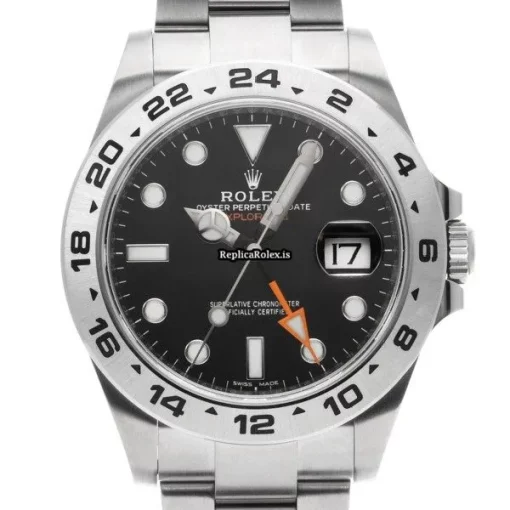 Great Imitation Rolex Explorer II 216570 Caliber 3187 Automatic Movement 42mm Steel Case Watch - Image 6