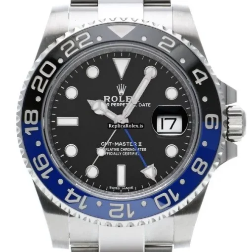Reliable Replica Rolex Gmt-master II 116710blnr Caliber 3186 Automatic Movement 40mm Steel Case Watch - Image 6