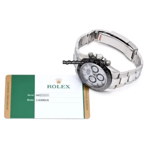 Unique Replica Rolex Daytona 116500ln Caliber 4130 Automatic Movement 40mm Steel Case Watch - Image 5