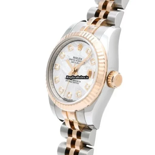 Amazing Replica Rolex Lady-datejust 179171g Automatic Movement 26mm Steel Case Womens Watch - Image 2