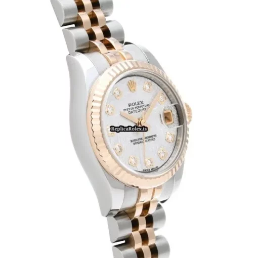 Amazing Replica Rolex Lady-datejust 179171g Automatic Movement 26mm Steel Case Womens Watch - Image 3