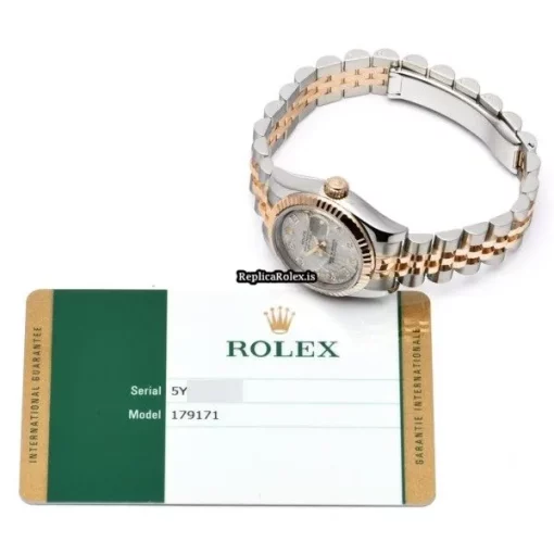 Amazing Replica Rolex Lady-datejust 179171g Automatic Movement 26mm Steel Case Womens Watch - Image 5