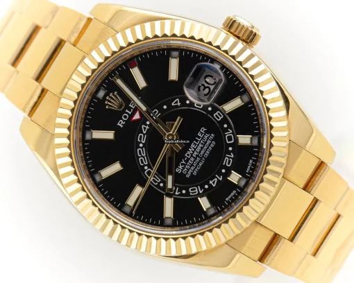 Appealing Replica Rolex Sky-dweller 326938 Caliber 9001 Automatic Movement 42mm Yellow Gold Case Mens/unisex Watch - Image 6