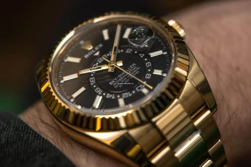Appealing Replica Rolex Sky-dweller 326938 Caliber 9001 Automatic Movement 42mm Yellow Gold Case Mens/unisex Watch - Image 7
