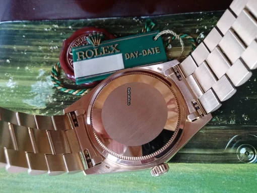 Defect Fake Rolex Day-date 36 18038 Automatic Movement Yellow Gold Case Mens/unisex Watch - Image 11