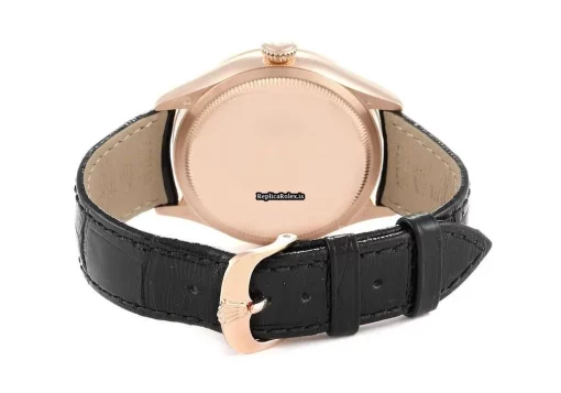 Wonderful Replica Rolex Cellini Date 50515 Caliber 3165 Automatic Movement 39mm Rose Gold Case Mens/unisex Watch - Image 4