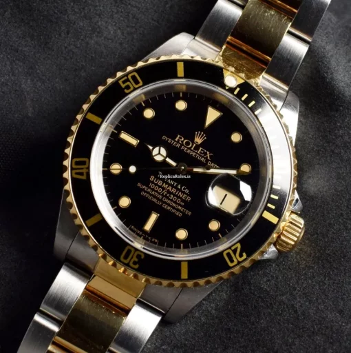 Excellent Replica Rolex Submariner Date 16613 Automatic Movement Steel Case Mens/unisex Watch - Image 2