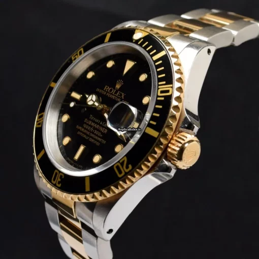 Excellent Replica Rolex Submariner Date 16613 Automatic Movement Steel Case Mens/unisex Watch - Image 4