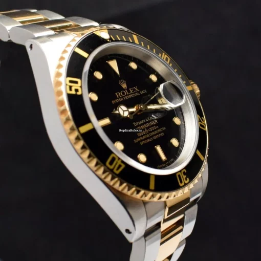 Excellent Replica Rolex Submariner Date 16613 Automatic Movement Steel Case Mens/unisex Watch - Image 5