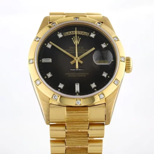 Ideal Replica Rolex Day-date 36 18038 Automatic Movement 36mm Yellow Gold Case Watch